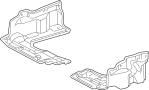 Image of Radiator Support Splash Shield (Front) image for your 2022 TOYOTA TUNDRA