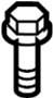 View A/C Condenser Mount Bolt Full-Sized Product Image