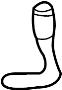 Image of A/C Evaporator Drain image for your 2006 Toyota Corolla   