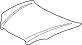 Image of Hood Panel image for your 2024 Toyota Mirai   