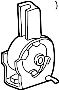 Image of Engine Mount (Front) image for your 2004 Toyota Highlander   