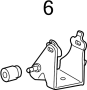 Image of DAMPER, ENGINE MOUNT.  Included with: Left side. image for your 2022 TOYOTA TACOMA SR Crew Cab Pickup Fleetside 3.5L  RWD