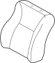 View Seat Back Cushion Cover (Rear) Full-Sized Product Image