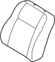 Image of Seat Back Cushion Cover (Front) image for your 2015 Toyota Prius v   
