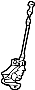 Image of Folding Seat Latch (Rear) image for your 2024 Toyota Tacoma   