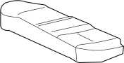 Image of Seat Cover (Rear) image for your 2007 TOYOTA COROLLA