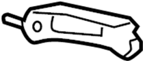 Image of Seat Hinge (Rear, Lower) image for your 2007 TOYOTA COROLLA