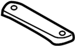View Floor Pan Bracket (Front, Rear) Full-Sized Product Image