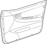 View Door Interior Trim Panel (Front) Full-Sized Product Image 1 of 1