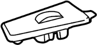Image of Door Window Switch Bezel (Rear) image for your 2004 Toyota Land Cruiser   