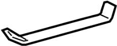 Image of Fuel Tank Strap Sleeve image for your Toyota