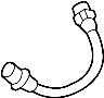 Image of Brake Hydraulic Hose image for your 2007 Toyota Corolla  S SEDAN 