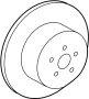 Image of Disc Brake Rotor (Rear) image for your 2002 Toyota Corolla   