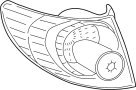View Lamp. Tail. Housing. (Rear) Full-Sized Product Image 1 of 1
