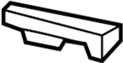 View Bumper Cover Support Rail (Rear, Upper, Lower) Full-Sized Product Image