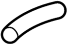 Image of Radiator Coolant Hose (Rear, Upper, Lower) image for your 2014 TOYOTA TACOMA Base Crew Cab Pickup Fleetside 2.7L M/T 4WD