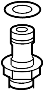 Image of Oil. Filter. Adapter. Union. Engine Oil Filter. image for your 1998 Toyota Camry  XLE SEDAN 