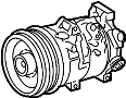 Image of A/C Compressor image for your 2023 Toyota Tundra 3.4L i-Force V6 A/T 4WD SR Extended Cab Pickup Fleetside 