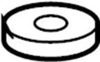 View Automatic Transmission Drain Plug Gasket (Upper) Full-Sized Product Image
