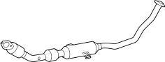 View Catalytic Converter (Front) Full-Sized Product Image