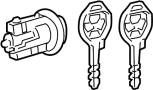 Image of Ignition Lock Cylinder image for your 2005 TOYOTA CAMRY