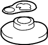 View Brake Master Cylinder Reservoir Cap Full-Sized Product Image