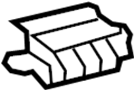 Image of Console Hinge image for your 1991 TOYOTA COROLLA