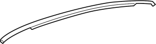 Image of Drip molding. MOULDING, ROOF DRIP. image for your 2009 TOYOTA LAND CRUISER