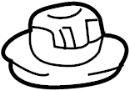 View Molding. Clip. Rocker. Retainer. (Lower) Full-Sized Product Image