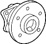 Image of Wheel Bearing and Hub Assembly (Rear) image for your 2021 Toyota C-HR   