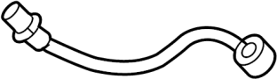 Image of Brake. Hose. Flexible. Hydraulic. A Flexible Hose. image for your 2018 Toyota 4Runner   