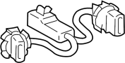 Image of Tail Light Wiring Harness (Rear) image for your 2008 Toyota Camry   