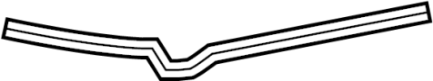 Image of Valance Panel Seal (Rear) image for your 2011 Toyota Matrix 1.8L M/T FWD Base Wagon 