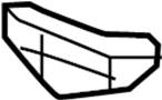 Image of Bumper Cover Bracket (Rear, Upper, Lower) image for your Toyota
