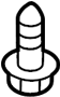 View Screw. Bolt. Cover. (Rear, Upper, Lower) Full-Sized Product Image