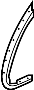 Image of Fender Filler Panel Seal (Front) image for your 2011 TOYOTA TACOMA X-Runner Extended Cab Pickup Fleetside
