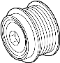 View Alternator Pulley Full-Sized Product Image
