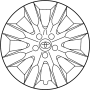 Image of Wheel Cover image for your 2010 Toyota Camry   