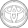 Image of Wheel Cap image for your 2022 Toyota Camry   