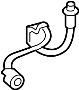 Image of Brake. Hose. Flexible. Hydraulic. A flexible hose. image for your Toyota