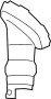 Image of Steering Coupling Boot (Lower) image for your 2005 Toyota 4Runner  Limited Sport Utility 