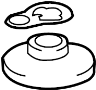 View Brake Master Cylinder Reservoir Cap Full-Sized Product Image