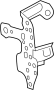 Image of Radio Bracket image for your 2016 TOYOTA TACOMA TRD Off-Road Extended Cab Pickup Fleetside