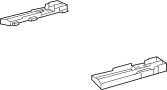 Image of PAD, ROOF HEADLINER. PAD, SILENCER. image for your 1988 TOYOTA COROLLA