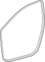 Image of Door Seal (Front, Upper, Lower) image for your 2009 Toyota Prius   