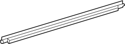 Image of Door Window Belt Weatherstrip (Rear) image for your 2013 Toyota Sequoia  Limited Sport Utility 