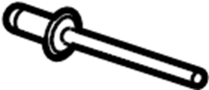 View Fuel Filler Door Rivet Full-Sized Product Image