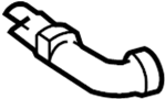 Image of Fuel Filler Hose image for your 2016 TOYOTA TACOMA