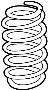 Image of Coil Spring (Rear) image for your Toyota