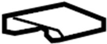 Image of Child Restraint Anchor Plate Cap image for your 1979 TOYOTA COROLLA